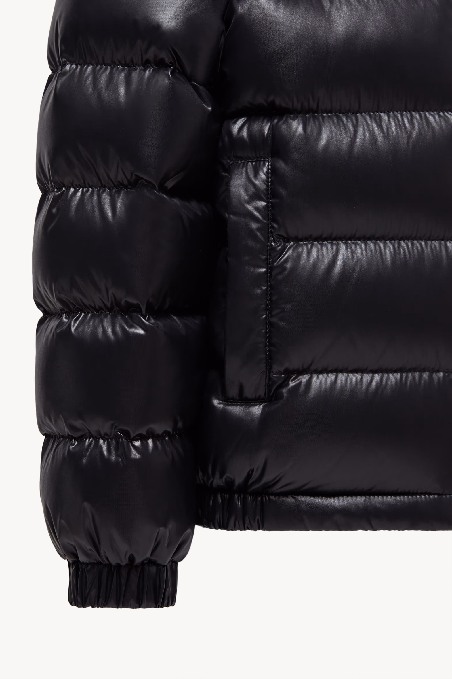 New Aubert Hooded Down Jacket Boy Black Moncler 4
